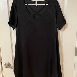 Black Short Sleeve Dress